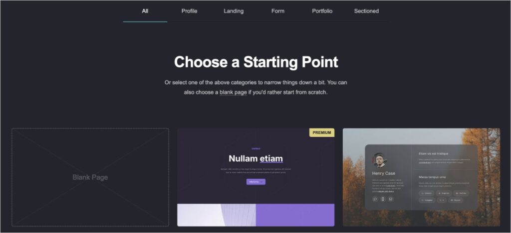 Carrd Site Builder & Lead Generation Carrd one-page website builder and lead generation tool.