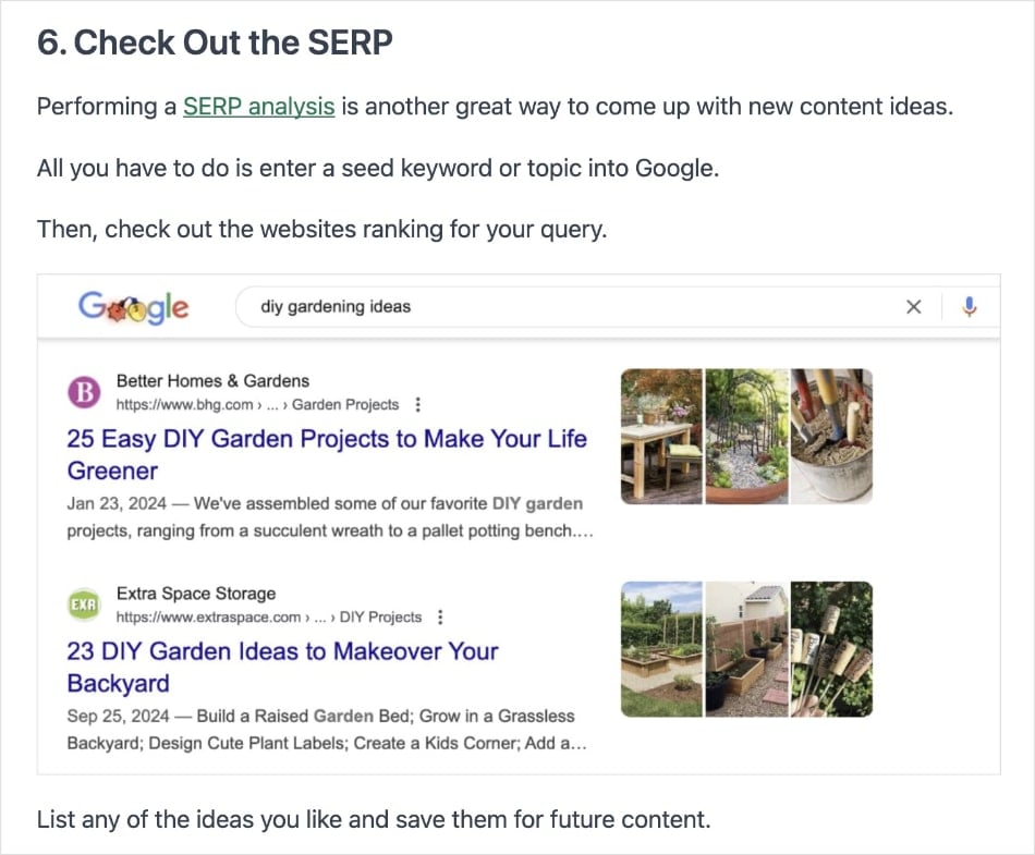 Desktop View Desktop view of a blog post shows a more horizontal format.
