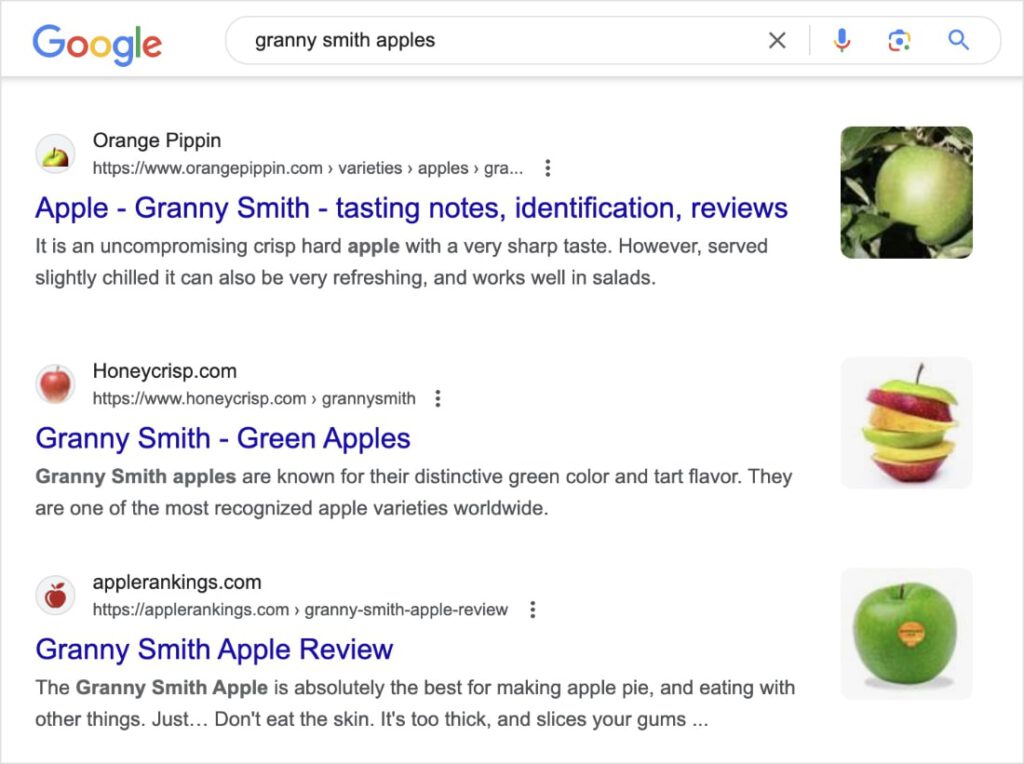Rich Snippets With Images Rich snippets in Google show the power of image SEO.