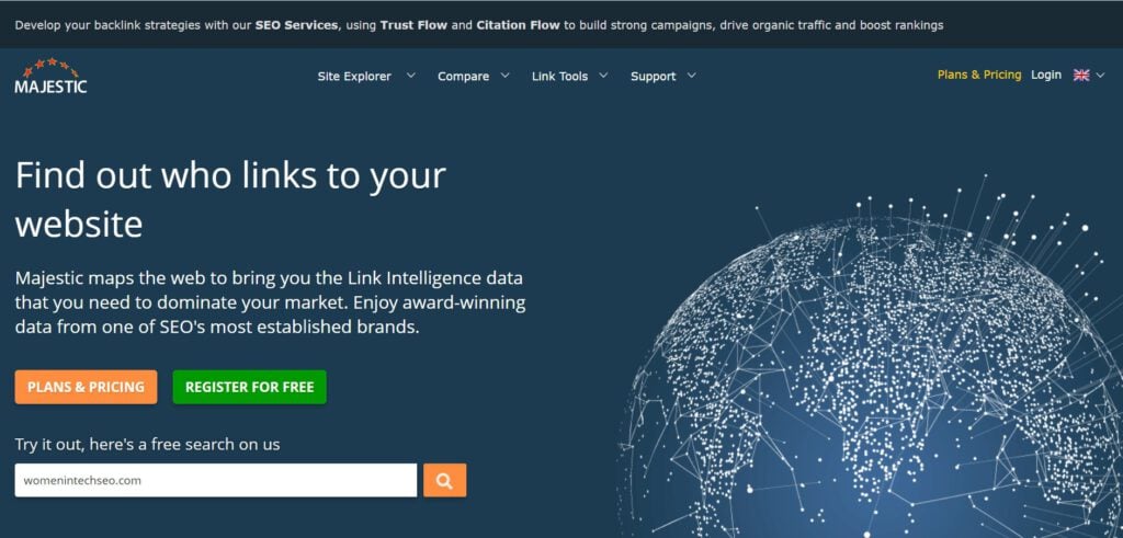 A website page with the words find your links A website page with the words find your links.