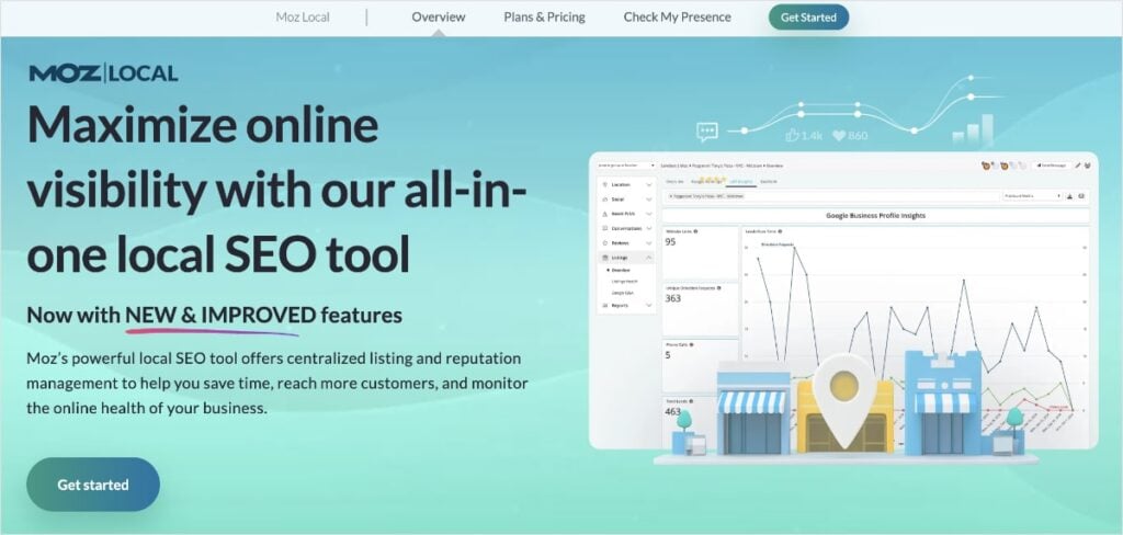 Moz Local, an all-in-one local SEO tool.