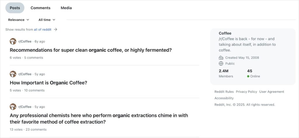 Reddit Reddit is an online forum you can use for advanced keyword research.