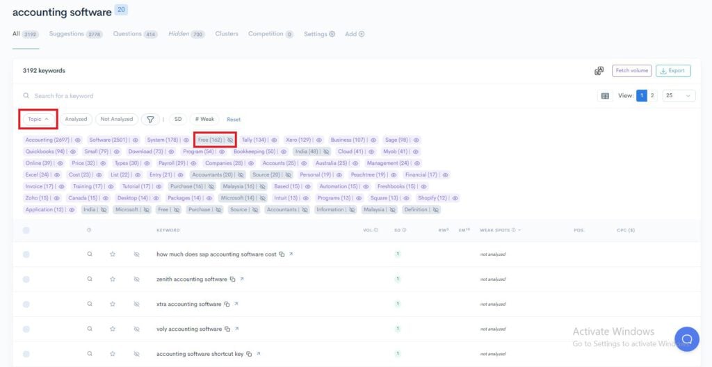 A screenshot of an easy-to-use google analytics dashboard with lowFruits and high visibility for keywords A screenshot of an easy-to-use google analytics dashboard with lowFruits and high visibility for keywords.