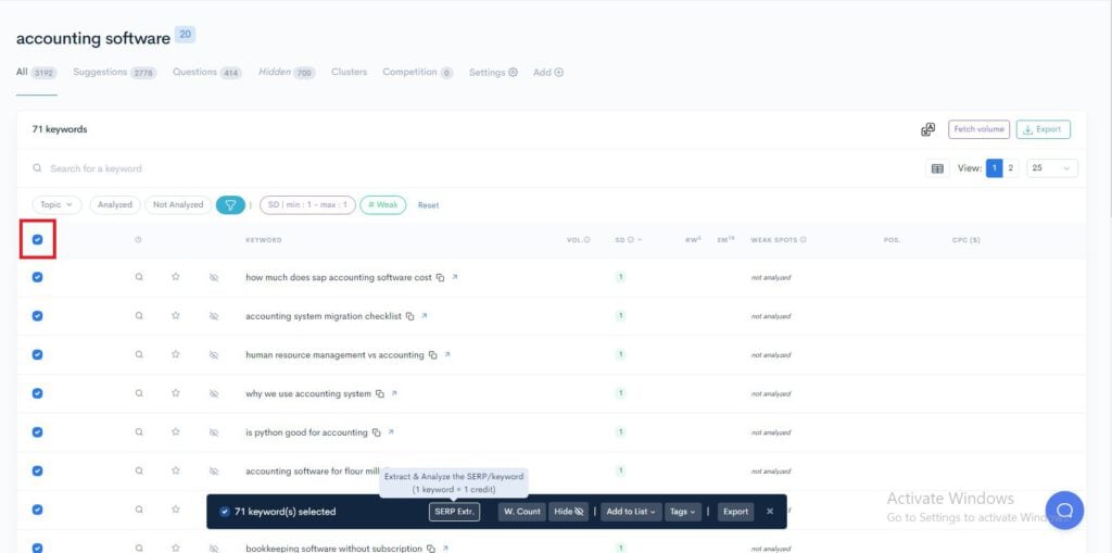 A screenshot of a landing page featuring highlighted buttons for finding easy keywords in different niches A screenshot of a landing page featuring highlighted buttons for finding easy keywords in different niches.