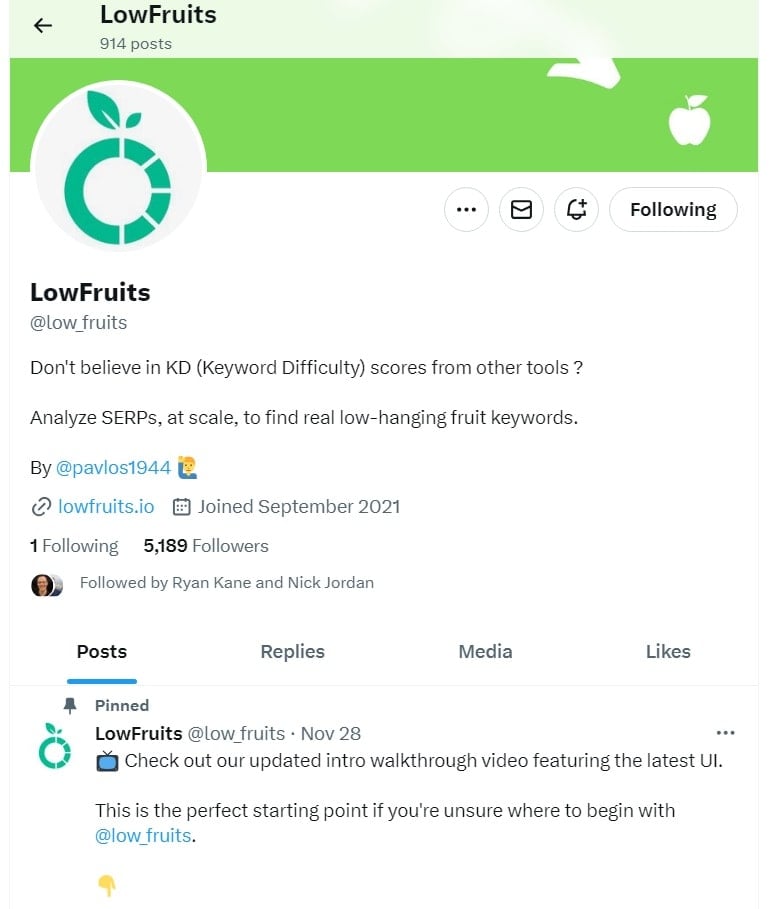 A screenshot of an instagram post for lowfruits discussing predictions in the realm of SEO and Google A screenshot of an instagram post for lowfruits discussing predictions in the realm of SEO and Google.