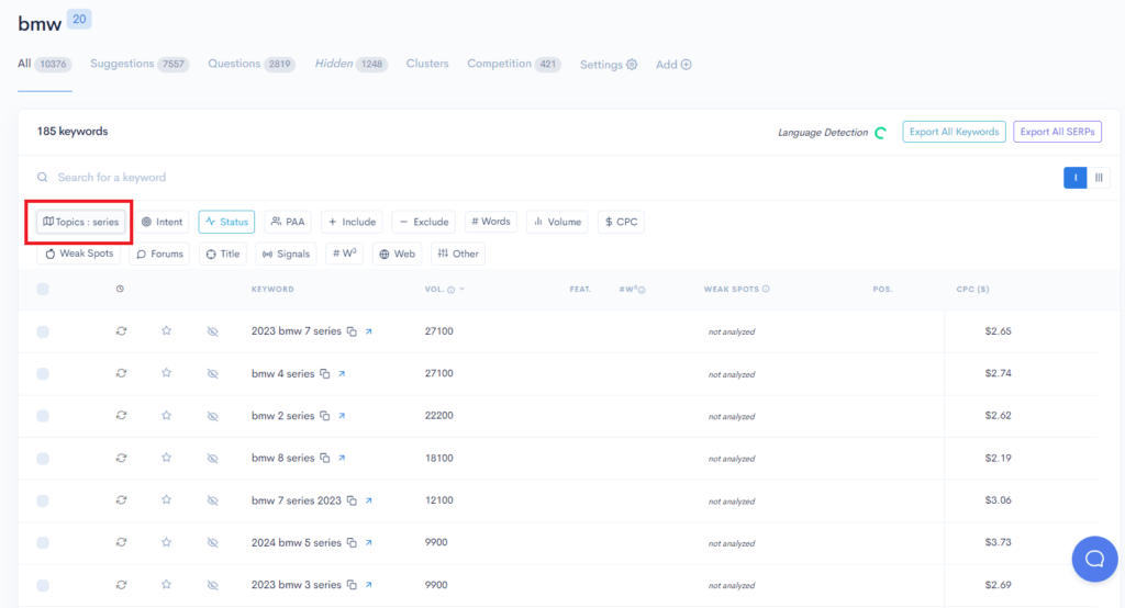 A screenshot of a landing page highlighting a button for improved SEO and topical authority A screenshot of a landing page highlighting a button for improved SEO and topical authority.