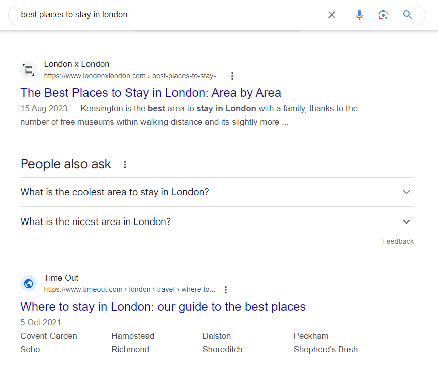 Google search results for hotels in london Google search results for hotels in london.