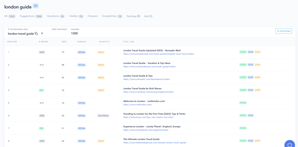 A screenshot of the landing page for a landing page A screenshot of the landing page for a landing page.
