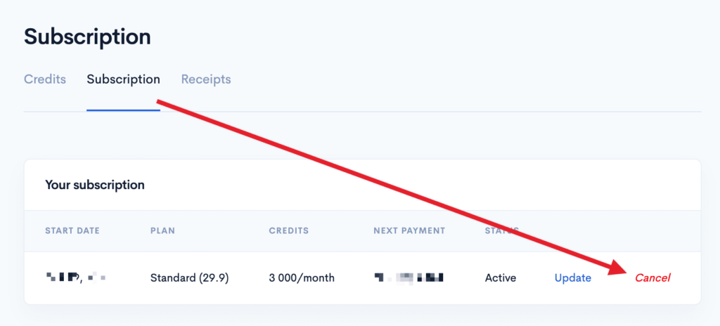 LowFruits Subscription Cancel