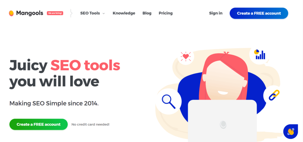 The homepage of affordable SEO tools The homepage of affordable SEO tools.