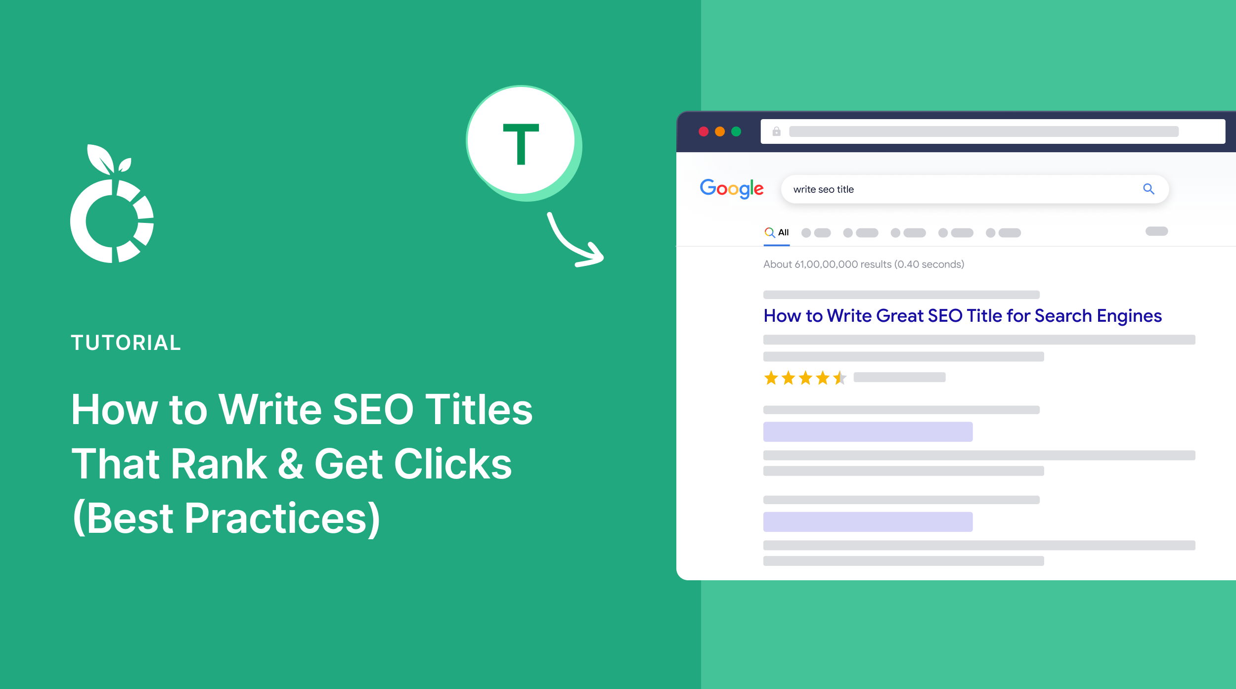 How to write SEO titles and get more clicks.