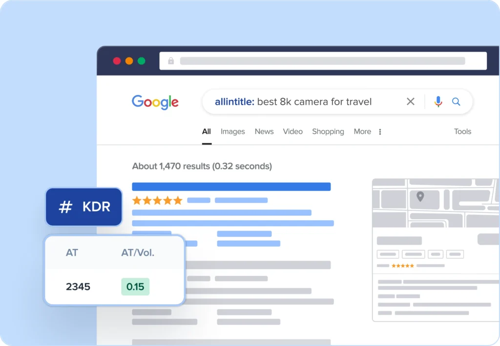 Bulk Analysis Analyze hundreds of keywords and their golden ratios in mere minutes.